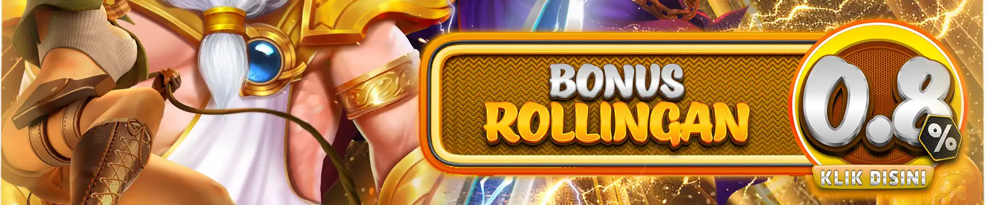 Bonus Rollingan Hingga 0.8%